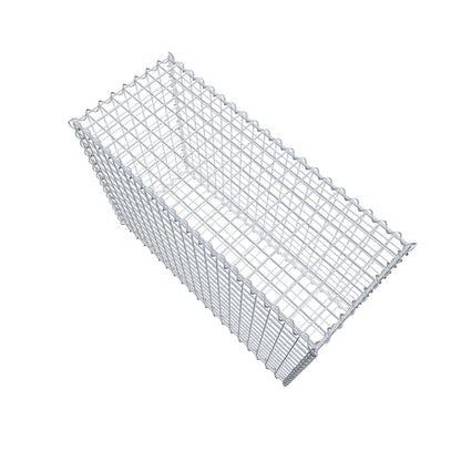 Gavión 100 cm x 70 cm x 40 cm (L x A x P), luz de malla 5 cm x 5 cm, en espiral