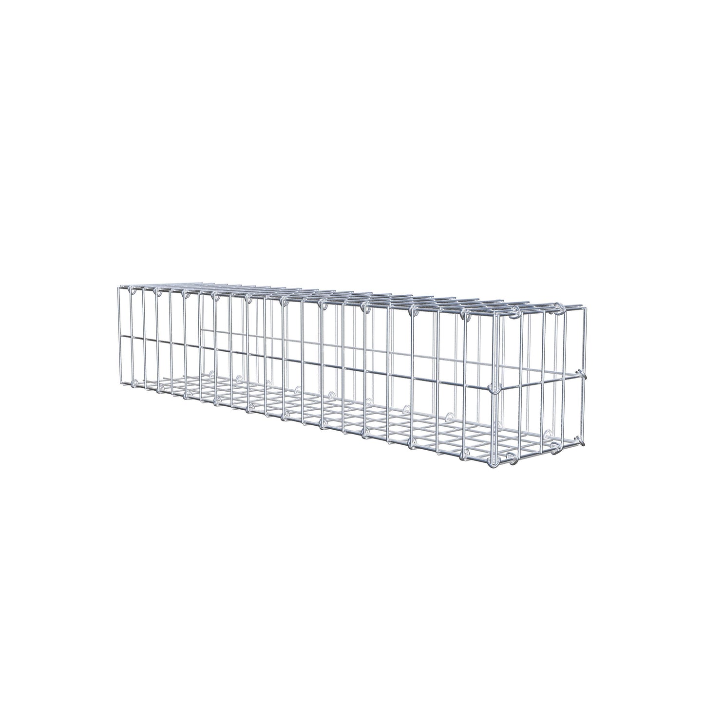 Add-on schanskorf type 2 100 cm x 20 cm x 20 cm, maaswijdte 5 cm x 10 cm, C-ring