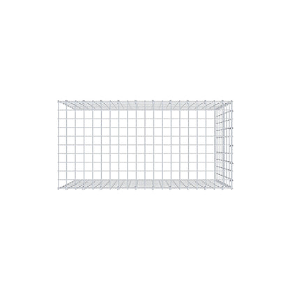 Mounted gabion type 4 100 cm x 70 cm x 50 cm (L x H x D), mesh size 5 cm x 10 cm, C-ring
