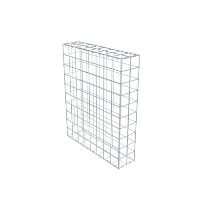 Gavión 100 cm x 80 cm x 20 cm (L x A x P), luz de malla 10 cm x 10 cm, anillo en C