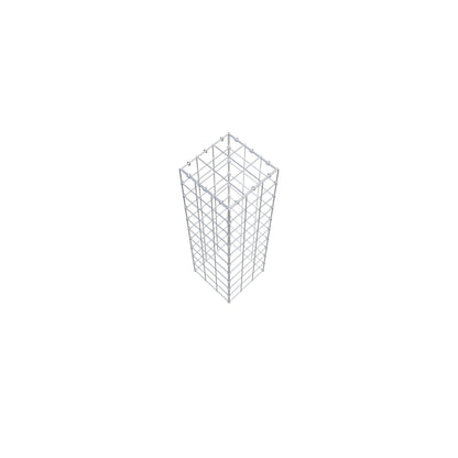 Monteret gabion type 3 100 cm x 30 cm x 30 cm (L x H x D), maskestørrelse 10 cm x 10 cm, C-ring