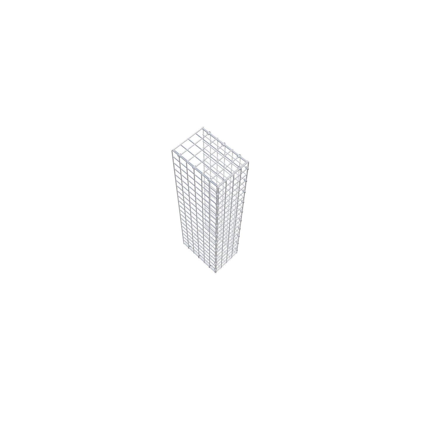 Gavión adicional tipo 2 100 cm x 30 cm x 20 cm (L x A x P), malla 5 cm x 5 cm, anillo en C