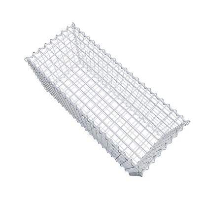 Gabione 100 cm x 50 cm x 40 cm (L x H x T), Maschenweite 5 cm x 5 cm, Spirale