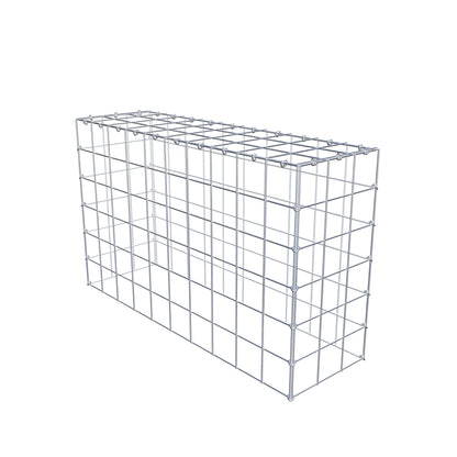Anbaugabione Typ 3 100 cm x 60 cm x 30 cm (L x H x T), Maschenweite 10 cm x 10 cm, C-Ring