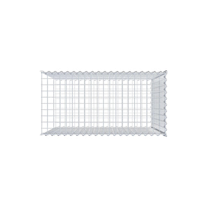Gavión complementario tipo 2 100 cm x 90 cm x 50 cm (L x A x P), malla 5 cm x 5 cm, espiral