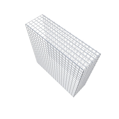 Mounted gabion type 4 100 cm x 100 cm x 30 cm (L x H x D), mesh size 5 cm x 5 cm, C-ring