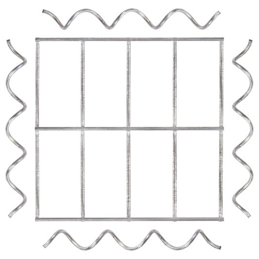 Cobertura para coluna MW 5 x 10 cm incluindo 4 espirais de montagem