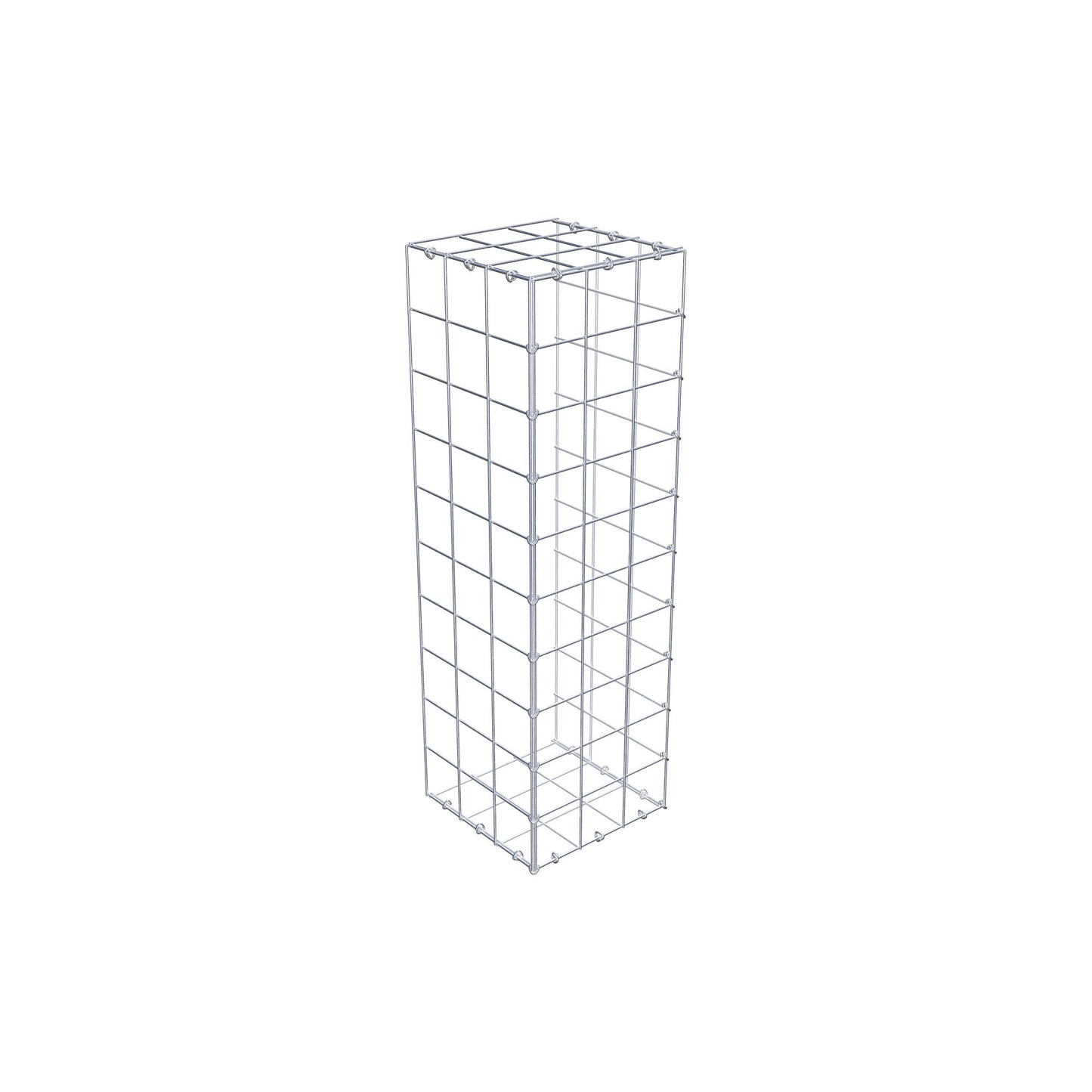Gabião Tipo 2 100 cm x 30 cm x 30 cm (C x A x P), malhagem 10 cm x 10 cm, anel C