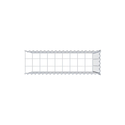 Gavión adulto tipo 4 100 cm x 70 cm x 30 cm (largo x alto x profundidad), tamaño de malla 10 cm x 10 cm, espiral