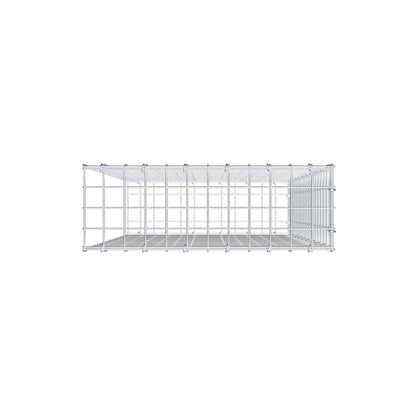 Gavión adicional tipo 2 100 cm x 60 cm x 20 cm (L x A x P), malla 5 cm x 5 cm, anillo en C