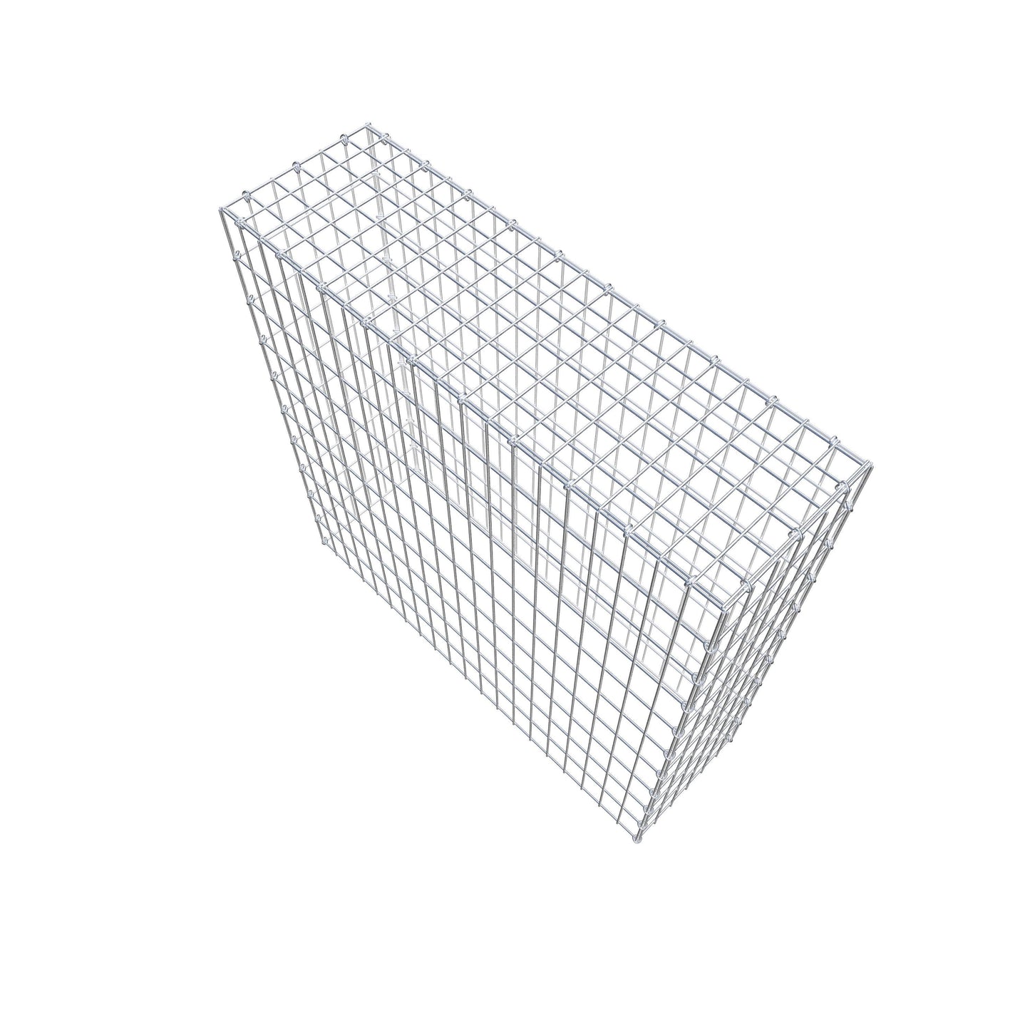 Gavión complementario de tipo 3 100 cm x 100 cm x 30 cm (L x A x P), malla 5 cm x 10 cm, anillo en C