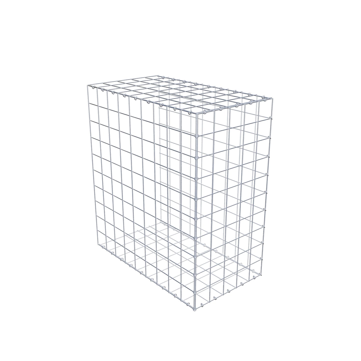Gavión complementario de tipo 2 100 cm x 90 cm x 50 cm (L x A x P), malla 10 cm x 10 cm, anillo en C