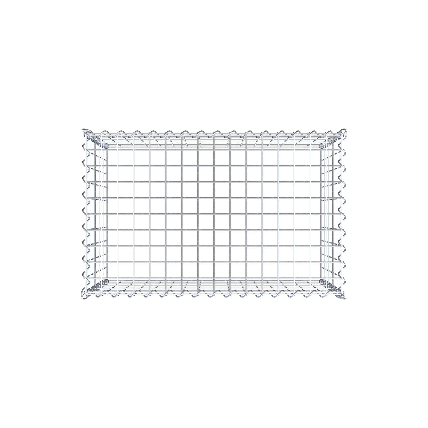 Gabbione aggiuntivo tipo 3 80 cm x 50 cm x 50 cm (L x A x P), maglia 5 cm x 10 cm, spirale