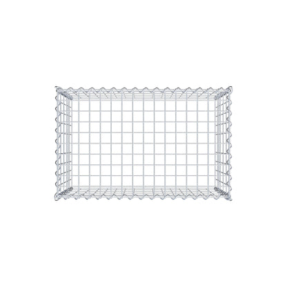 Gabbione aggiuntivo tipo 3 80 cm x 50 cm x 50 cm (L x A x P), maglia 5 cm x 10 cm, spirale