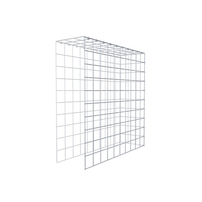 Monteret gabion type 4 100 cm x 100 cm x 30 cm (L x H x D), maskestørrelse 10 cm x 10 cm, C-ring