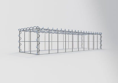 Gavión complementario tipo 3 100 cm x 20 cm x 30 cm (L x A x P), malla 10 cm x 10 cm, espiral
