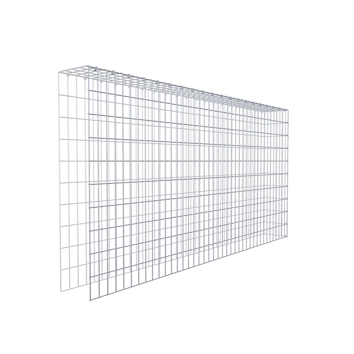 Gavión adicional tipo 4 200 cm x 100 cm x 20 cm (L x A x P), malla 5 cm x 10 cm, anillo en C
