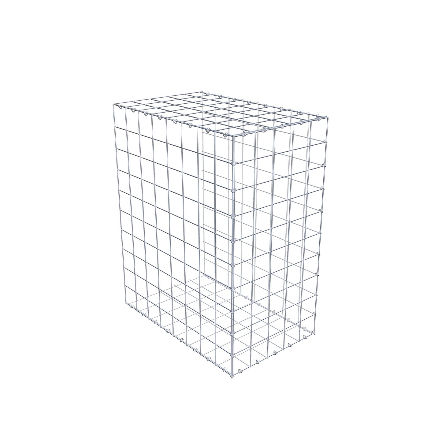 Anbaugabione Typ 2 100 cm x 80 cm x 50 cm (L x H x T), Maschenweite 10 cm x 10 cm, C-Ring