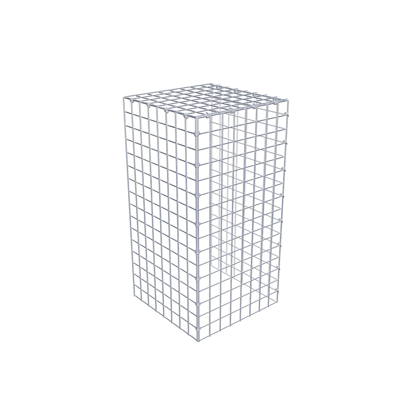 Pila adicional tipo 4 80 cm x 40 cm x 40 cm (L x A x P), malla 5 cm x 5 cm, anillo en C