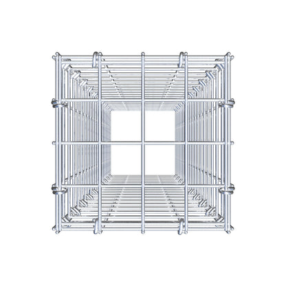 Fourche rapportée type 3 100 cm x 20 cm x 20 cm (L x H x P), mailles 5 cm x 5 cm, anneau C