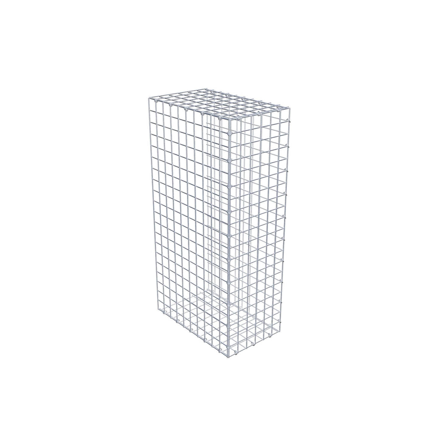 Anbaugabione Typ 2 100 cm x 50 cm x 30 cm (L x H x T), Maschenweite 5 cm x 5 cm, C-Ring