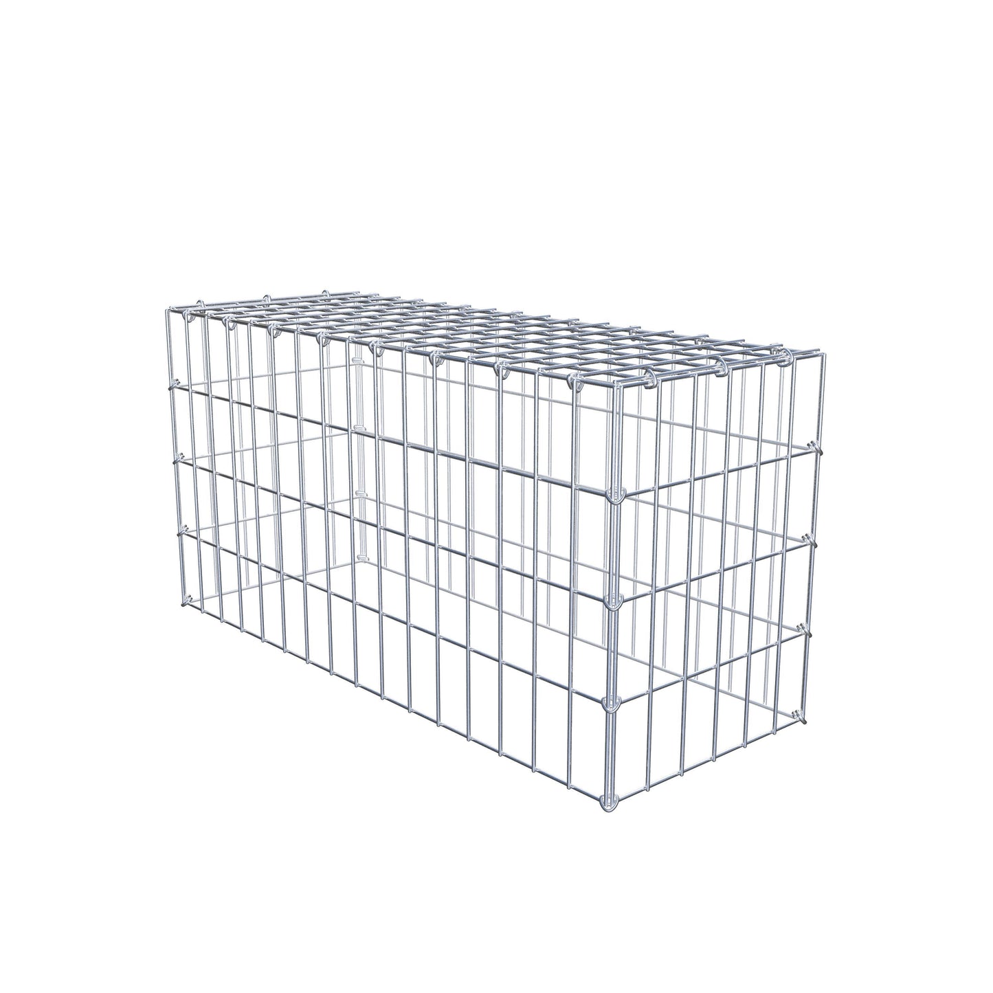 Pila adicional tipo 3 80 cm x 40 cm x 30 cm (L x A x P), malla 5 cm x 10 cm, anillo en C