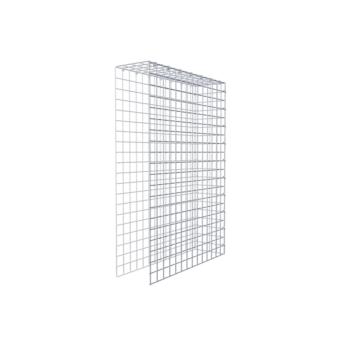 Gabião Tipo 4 100 cm x 70 cm x 20 cm (C x A x P), malhagem 5 cm x 5 cm, anel C