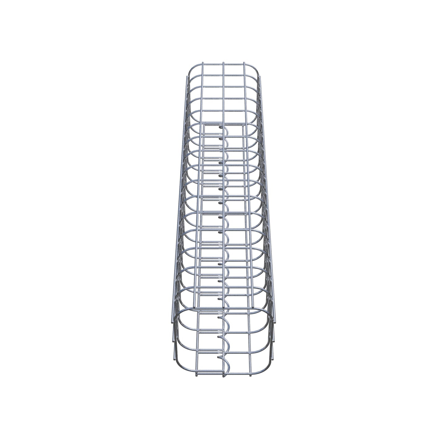 Colonne de gabion carrée 17 cm x 17 cm, hauteur 80 cm, MW 5 cm x 5 cm
