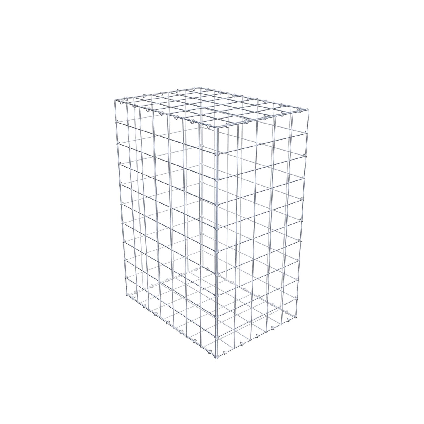 Gabione 100 cm x 70 cm x 50 cm (L x H x T), Maschenweite 10 cm x 10 cm, C-Ring