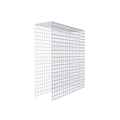Monteret gabion type 4 100 cm x 90 cm x 30 cm (L x H x D), maskestørrelse 5 cm x 5 cm, C-ring
