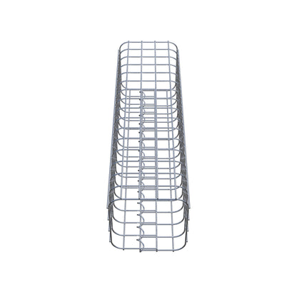 Gabionpelare, kvadrat 22 cm x 22 cm, 80 cm hög, MW 5 cm x 5 cm