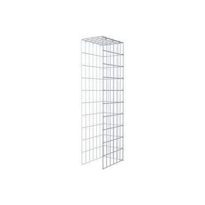 Type 4 oplegkorf 100 cm x 30 cm x 20 cm (L x H x D), maaswijdte 5 cm x 10 cm, C-ring