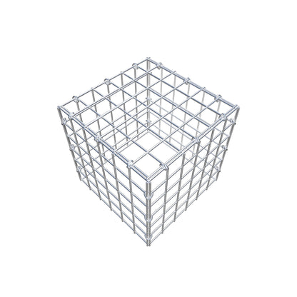 Gabbione aggiuntivo tipo 3 30 cm x 30 cm x 30 cm (L x A x P), maglia 5 cm x 5 cm, anello a C