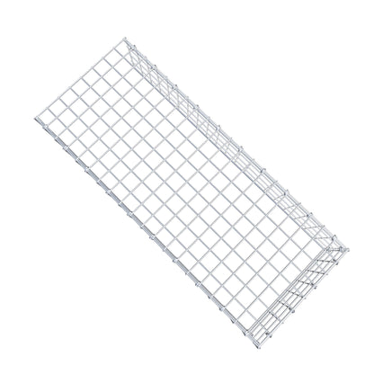 Typ 4 påbyggnadsgabion 100 cm x 20 cm x 40 cm (L x H x D), maskstorlek 5 cm x 5 cm, C-ring