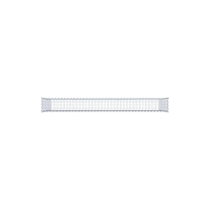 Gabião 200 cm x 100 cm x 20 cm (C x A x P), malhagem 5 cm x 5 cm, espiral