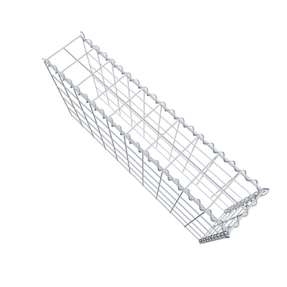 Grown-on gabion type 4 100 cm x 50 cm x 20 cm (L x H x D), mesh size 10 cm x 10 cm, spiral