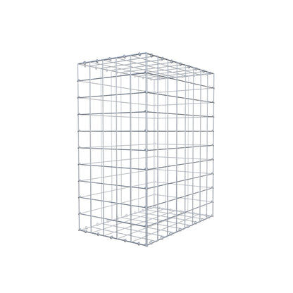 Gabião 100 cm x 80 cm x 50 cm (C x A x P), malhagem 10 cm x 10 cm, anel C