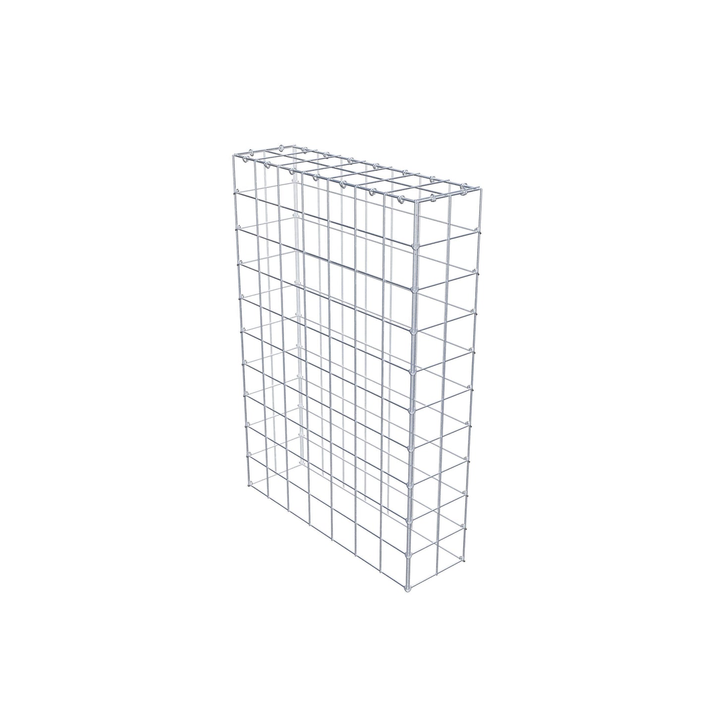 Gavión complementario de tipo 3 100 cm x 70 cm x 20 cm (L x A x P), malla 10 cm x 10 cm, anillo en C
