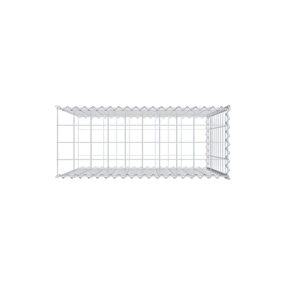 Grown-on gabion type 2 100 cm x 100 cm x 40 cm (L x H x D), mesh size 10 cm x 10 cm, spiral