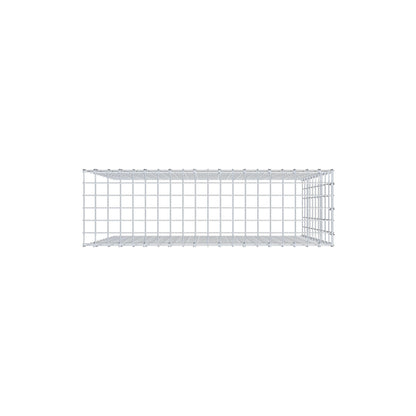 Anbaugabione Typ 4 100 cm x 100 cm x 30 cm (L x H x T), Maschenweite 5 cm x 10 cm, C-Ring