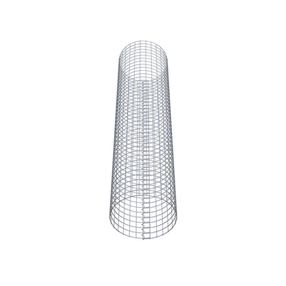 Colonne de gabion ronde 47 cm de diamètre, 200 cm de hauteur, maille 5 cm x 5 cm