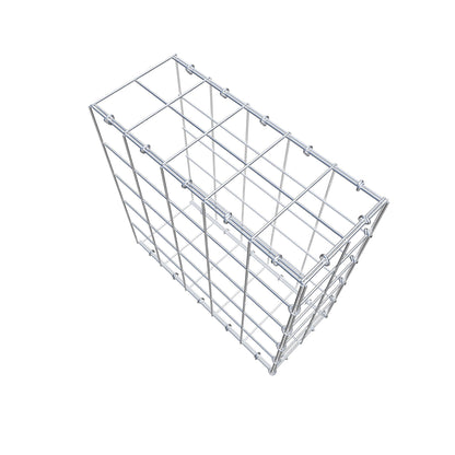 Anbaugabione Typ 2 50 cm x 50 cm x 20 cm (L x H x T), Maschenweite 10 cm x 10 cm, C-Ring