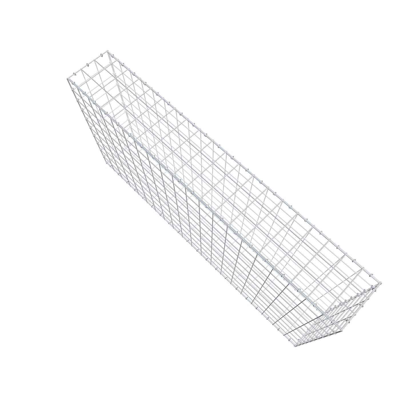 Gabion 200 cm x 100 cm x 30 cm (L x H x D), maskstorlek 10 cm x 10 cm, C-ring