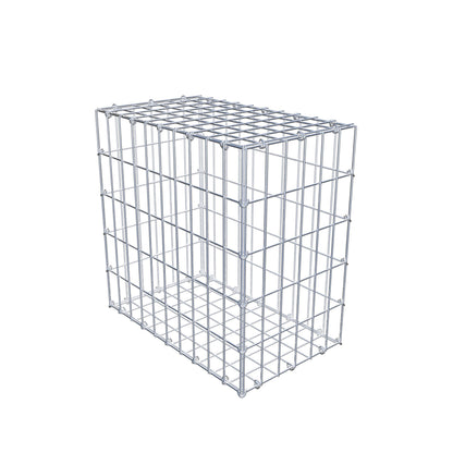 Schanskorf 50 cm x 50 cm x 30 cm (L x H x D), maaswijdte 5 cm x 10 cm, C-ring