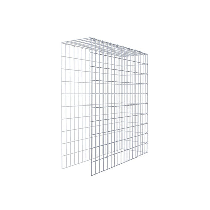 Gabbione aggiuntivo tipo 4 100 cm x 90 cm x 30 cm (L x H x P), maglia 5 cm x 10 cm, anello a C