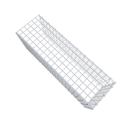 Gavión complementario de tipo 4 100 cm x 40 cm x 30 cm (largo x alto x fondo), malla 5 cm x 5 cm, anillo en C