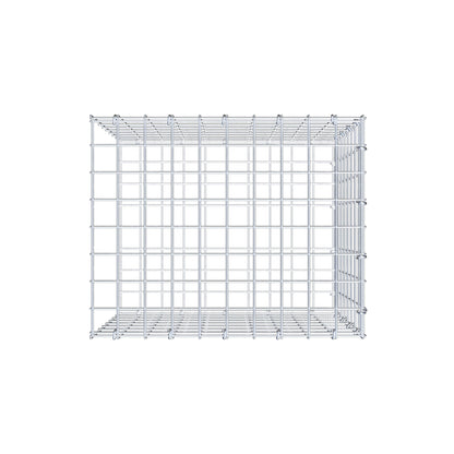 Monteret gabion type 2 50 cm x 40 cm x 40 cm (L x H x D), maskestørrelse 5 cm x 5 cm, C-ring