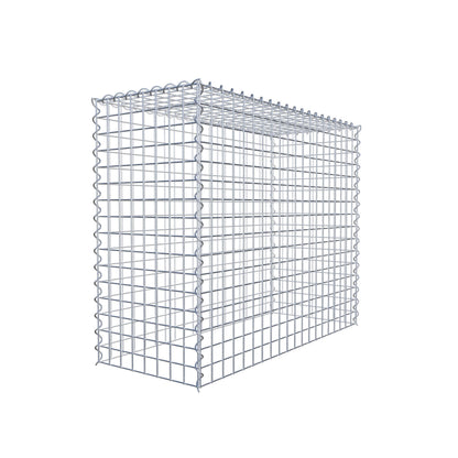 Gabion rapporté type 3 100 cm x 80 cm x 40 cm (L x H x P), mailles 5 cm x 5 cm, spirale