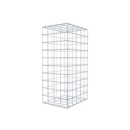 Gabião 100 cm x 50 cm x 40 cm (C x A x P), malhagem 10 cm x 10 cm, anel C
