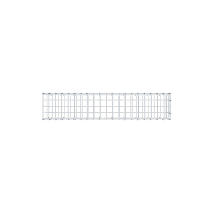 Add-on schanskorf type 2 100 cm x 20 cm x 20 cm, maaswijdte 5 cm x 10 cm, C-ring